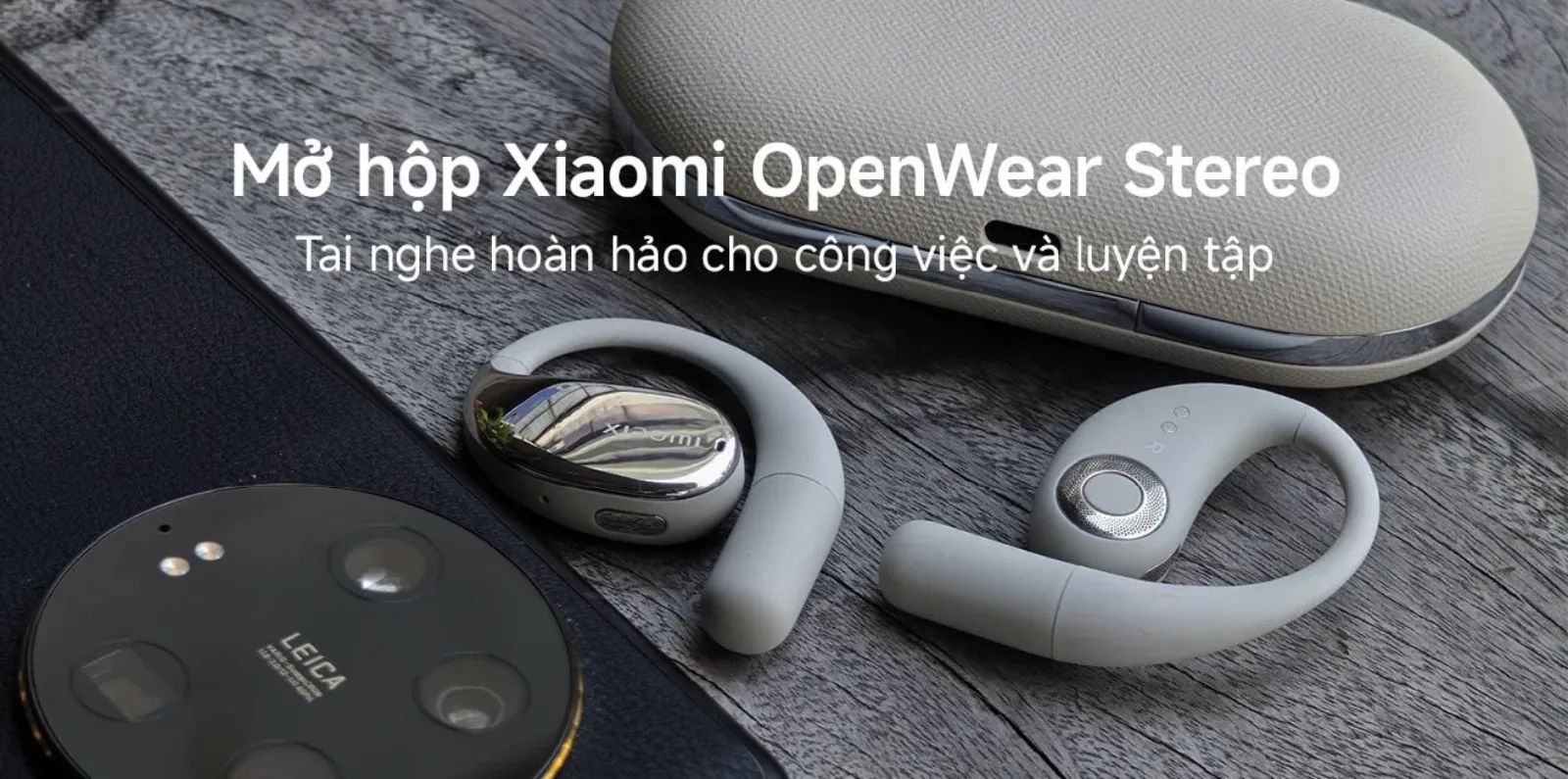 Hình ảnh cho danh mục Mở hộp Xiaomi OpenWear Stereo